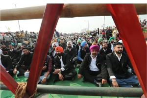 Sit in protest in India