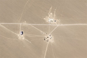 desert view from satelite
