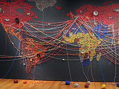 countries connected by yarn